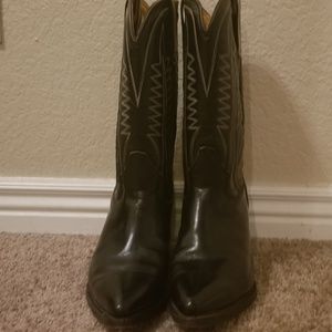 The Grand Boot Black Cowboy Boots